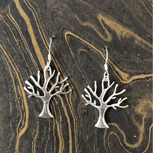 925 Sterling Silver Earrings Luxury Tree of Life Drop Dangle Earrings Handcrafted Designer Collection Jewelry For Women - Product Image 3