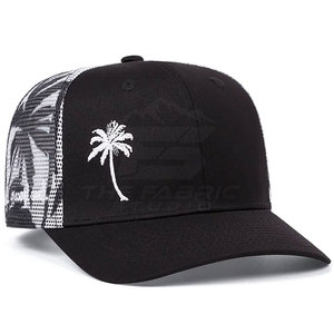Gorra de camionero hecha en Pakistán con panel frontal bordado, parte trasera de malla transpirable, ajuste adaptable y diseño atemporal para uso casual. - Product Image 6