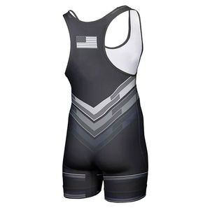 Combinaisons de lutte sublimées personnalisées pour hommes, jeunes et professionnels, uniformes de grappling, combinaisons de lutte en Lycra haute élasticité et respirantes, vêtements d'équipe - Product Image 4