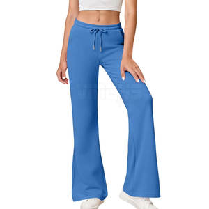 Pantalones acampanados transpirables para mujer, estilo único, venta al por mayor en línea, personaliza tu propio diseño. - Product Image 4