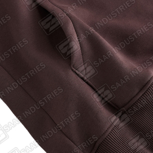 Sudadera con Capucha Ikhlas Sports Marrón, Mezcla de Algodón y Felpa, 180g, Corte Holgado, Bolsillo Canguro, Capucha con Cordón, Unisex, Ropa Casual - Product Image 4