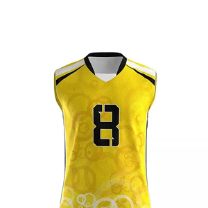 Maillots de volley-ball sans manches pour hommes, ensembles uniformes personnalisés avec sublimation intégrale - Product Image 4