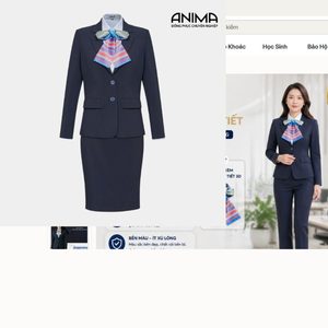 Ensemble de tailleur pour femme avec jupe, blazer formel de bureau - Product Image 2