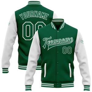 Veste universitaire personnalisée avec logo, broderie personnalisée, veste de baseball de qualité supérieure, vêtements d'équipe, veste bomber pour homme, mode streetwear - Product Image 4