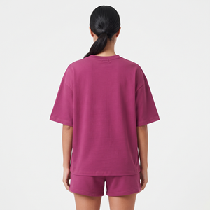 Trending <b>Twin</b> <b>Set</b> for Women Oversized Printed T-Shirt and Shorts Lightweight Summer Sportswear - Product Image 2