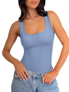 ชุดบอดี้สูทกระชับสัดส่วนแบบมีริ้ว คอวี แขนกุด ช่วยเก็บหน้าท้อง ทรงเข้ารูป เหมาะสำหรับใส่ออกงาน ฤดูร้อน 2026 - Product Image 4