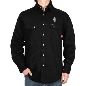 Chemises de travail FR ignifuges, antistatiques, réfléchissantes, en coton, à manches longues, vêtements de soudeur, vente en gros, légères, FR - Product Image 1