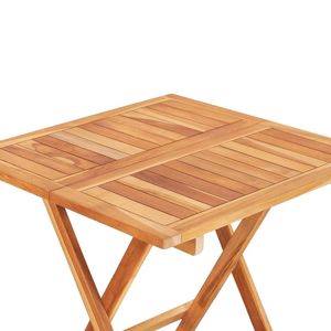 Tavolo da bistrot pieghevole in legno massello in Teak 23.6 tavolo da esterno "x 23.6" x 25.6" - Product Image 5