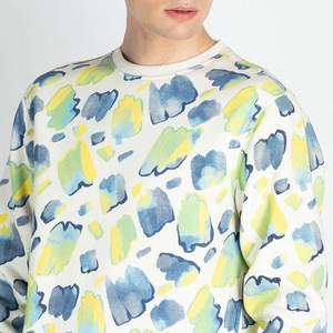 เสื้อสเวตเชิ้ตคอกลมแบบยูนิเซ็กซ์ ผ้าเฟรนช์เทอร์รี่เนื้อหนา ย้อมสีสำเร็จรูป คุณภาพสูง ผลิตตามสั่ง 100% ผ้าฝ้าย สำหรับฤดูหนาว - Product Image 2