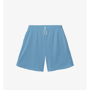 Shorts d'été pour hommes en polycoton de haute qualité, taille élastique, motif personnalisable, tricotés, avec cordon de serrage - Product Image 4