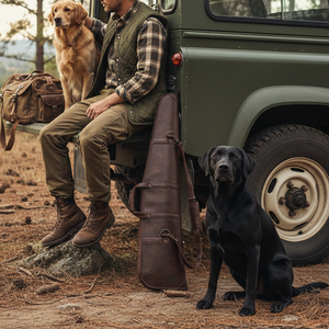 Funda vertical para pistola de caza de cuero genuino OEM, personalizable en color, de alta calidad, con logotipo/tamaño personalizado, en venta. - Product Image 6