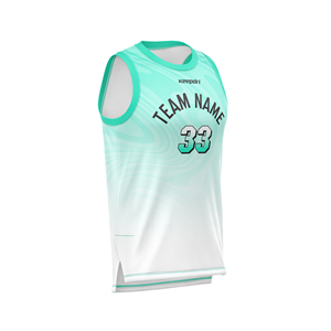 Camiseta Deportiva Unisex Transpirable de Secado Rápido, Elástica en Cuatro Direcciones, Absorbente de Sudor, Sin Costuras, de Spandex/Poliéster, con Estampado Sublimado en Degradado de Color - Product Image 5