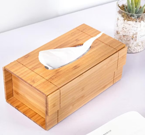 Boîte à mouchoirs en bois décorée, personnalisée et unique, design en noyer, accessoires de bureau très demandés - Product Image 6