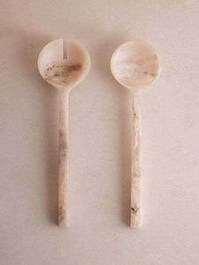 Ensemble de cuillères à servir en résine artisanale avec motif tourbillonnant unique, ustensiles de cuisine décoratifs faits à la main à long manche pour la salle à manger et la maison - Product Image 4