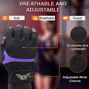 High Grip Weightlifting Gloves Men Women Gym Workout Training Fitness Gloves OEM Supplier Best Selling Gym Gloves For Sale - Product Image 5