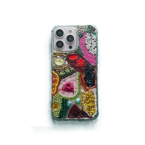Funda de Lujo para Teléfono Móvil con Bordado de Cuentas Hechas a Mano para el Año Nuevo Chino y Navidad - Product Image 4