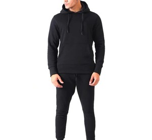 Custom logo Plain Men Sportswear Cotton Fleece Tracksuit Custom Winter Tracksuit Set for Men Custom Training <b>Jogging</b> - Product Image 1