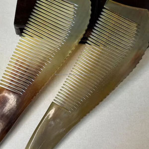 หวีเขาควายทำด้วยมือทำจากเขาควายเหมาะสำหรับร้านทำผมและร้านทำผม - Product Image 4