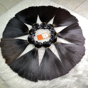Expédition immédiate – Extensions de cheveux humains naturels noirs 100 % vietnamiens de qualité supérieure 12A, cuticules alignées, lisses comme des baguettes, 8 pouces, SDD, fabriquées à la machine - Product Image 6