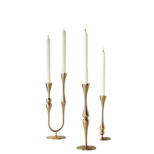 Best Selling Antique <b>Candlestick</b> <b>Holder</b> Indoor And Outdoor Home Decoration Metal Aluminum Pillar For Weddings & Party - Product Image 1