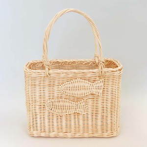 Cestas de mimbre tejidas con asas, cesta de ratán para bebés y niños pequeños, precio al por mayor, bolso de verano para niños - Product Image 2