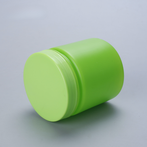 500ml HDPE Plastic Cosmetic Packaging <b>Jar</b> Cylinder Shape <b>Empty</b> Container Custom Logo OEM ODM Vietnam Supplier - Product Image 6