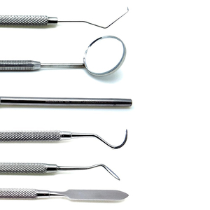 Lot de 10 instruments dentaires : sondes, spatules et instruments de remplissage en acier inoxydable allemand pour examen et chirurgie dentaire - Product Image 3