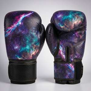 Boxing <b>Gloves</b> Leather Breathable <b>Moisture</b> Wicking Lace-Up Closure Unisex High Quality Custom-Made Professional Training - Product Image 1