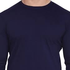 T-shirt uni personnalisé avec logo, coton de haute qualité, t-shirt pour homme, respirant, manches longues, décontracté, mode estivale, couleur unie - Product Image 2