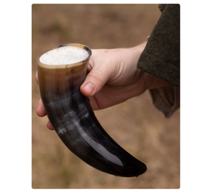 Cuerno de Búfalo Natural Hecho a Mano, 100% Natural, Cuerno de Buey/Vaca, 300-400ml, Pulido, para Beber - Product Image 4