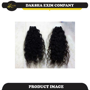 Extensions de trame de cheveux vierges indiens non transformés purs Styles de boucles de vague douce paquet frontal conçu pour les femmes couleur de cheveux naturelle - Product Image 5