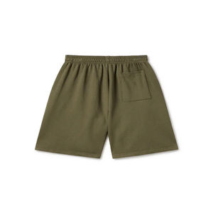 Pantalones Cortos de Algodón 100% de Calidad Profesional para Hombre, Color Liso con Cordón en Contraste, Pantalones Cortos Deportivos Personalizados con Estampado Urbano - Product Image 1