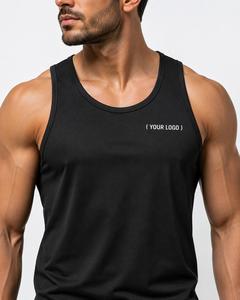 Débardeur Homme Uni Col Rond 100% Polyester Respirant Tricoté Sportif Séchage Rapide 160g Personnalisation ODM Position Logo Avant/Arrière - Product Image 5