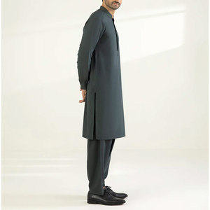 Shalwar Kameez Premium para Hombre, Modesto, Transpirable, de Mezcla de Algodón Suave, para Oración y Eventos Comunitarios - Product Image 2