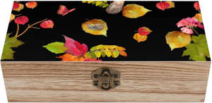 <b>Decorative</b> Wooden <b>Storage</b> Container <b>with</b> <b>Lid</b> Keepsake Jewelry Organizer Case Bamboo <b>Boxes</b> - Product Image 2