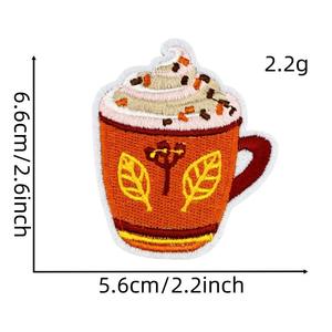 Écusson brodé personnalisé en gros en tissu sergé de coton pour vestes, casquettes, sacs à dos, vêtements, à thermocoller ou à coudre, pour usine de confection - Product Image 2