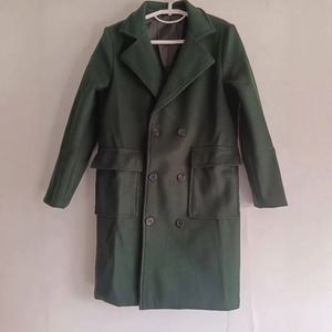 European Size <b>Men's</b> Double Breasted Solid Color Large Size Casual New Medium <b>Long</b> Wool <b>Coat</b> <b>Men's</b> <b>Coat</b> - Product Image 5
