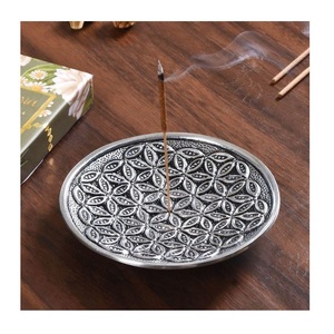 Elegant Modern Metal Incense burner Incense Stick Holder - <b>Decorative</b> and Functional Burner Metal Stand - Product Image 1