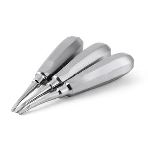 Élévateur dentaire en acier inoxydable, droit et courbé, pour la dentisterie, tournevis chirurgical, kit d'instruments de laboratoire - Product Image 5