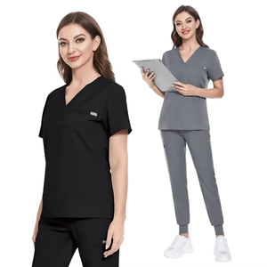 Tunique de salon et spa style enveloppant, respirante, en spandex, qualité supérieure, certifiée CE, anti-rides, séchage rapide, logo personnalisé, pour esthéticiennes et hôtels - Product Image 6