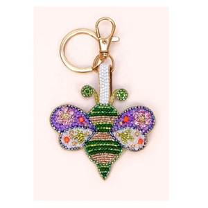 Colgante de mariposa con cuentas para llaves o bolso, accesorio decorativo para el hogar, regalo de cumpleaños - Product Image 3
