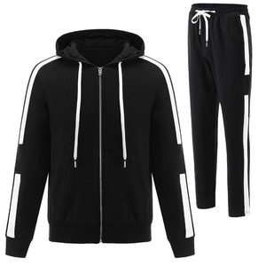 2025 Men's Customizable Pullover Tracksuit Printed Quick Dry Casual Winter Wear Heavyweight Solid Pattern Breathable - Product Image 1