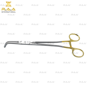 เครื่องมือผ่าตัด R.A.A.INTERNATIONAL RAA-256 Zeppelin Z Clamp Forceps แบบงอ 10 นิ้ว ปากจับแบบ Atraumatic B Med ผลิตจากเหล็กกล้าไร้สนิมเยอรมัน ได้มาตรฐาน ISO13485 - Product Image 2