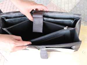 Maletín de Cuero Genuino con Pelo de Vaca para Portátil, Estilo Vintage, para Negocios, Gran Capacidad, LPBH-0016 - Product Image 3