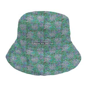 Sombrero de pescador de algodón para mujer, estilo informal, para principios de otoño, con estampado a mano y acolchado. - Product Image 5