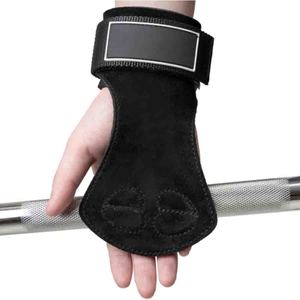 Black Weightlifting <b>Wrist</b> <b>Wraps</b> <b>Gym</b> <b>Wrist</b> Straps Leather Lifting Support for Strength Training - Product Image 4