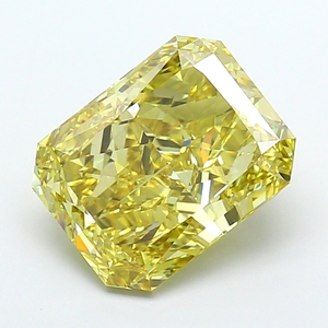 Diamant de laboratoire cultivé exclusif, certifié IGI, taille excellente, haute brillance, jaune intense fantaisie, pour la création de bijoux. - Product Image 4