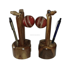 Mini batte de cricket et jeu de wickets, cadeau promotionnel, logo personnalisé, souvenir sportif, vente en gros, cadeau d'entreprise, article de bureau - Product Image 3