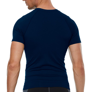OEM Custom Service <b>Men</b> T Shirt High Quality Ringer Customized Product Blank O-neck <b>Stretch</b> Fabric T-shirt For <b>Men's</b> - Product Image 2