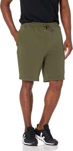 Shorts Bermuda en Coton Vert Olive pour Homme, Taille Mi-Haute, Cordon Élastique, Décontracté avec Poche Arrière, Tissu Tricoté Respirant - Product Image 2